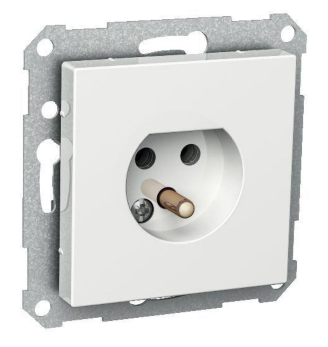 Belysninguttag Schneider Electric Exxact - EXXACT LAMPUTTAG 3-POL LAMPUTTAG JORDAT VIT