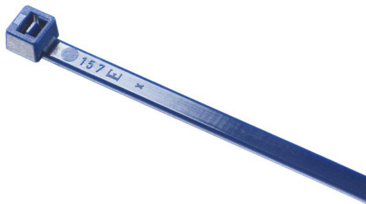 Buntband färgade Elematic - BUNTBAND ELEMATIC 200x3.5mm BLÅ 100st/påse
