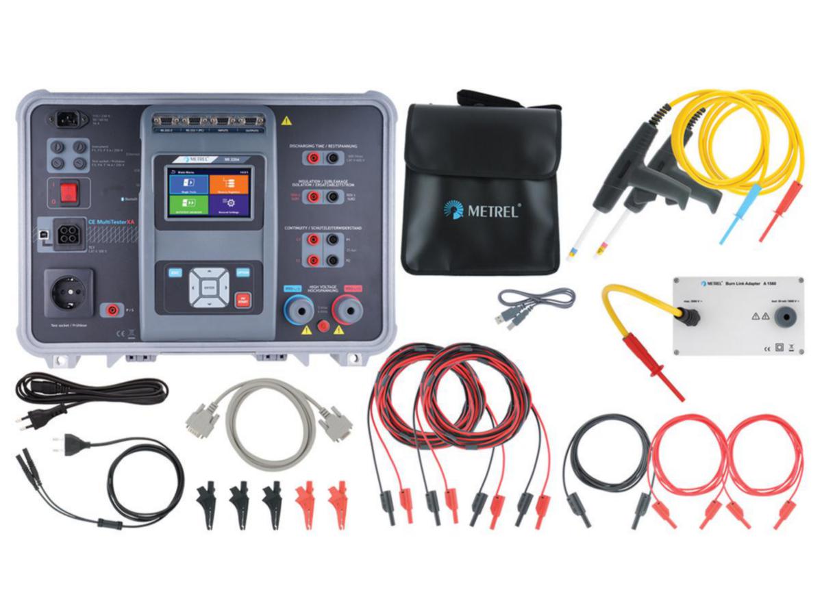 Multitester MI-3394-LAB-SET Metrel - MASKIN TESTER METREL MI-3394-LAB-SET