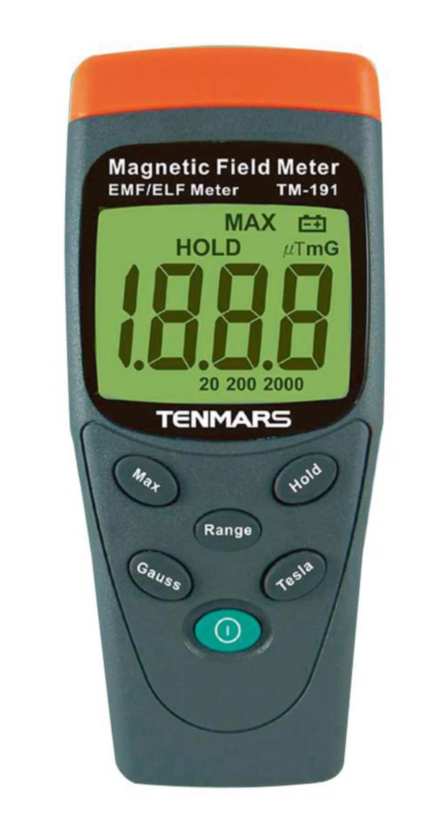 Magnetfältsmätare TM-191 Tenmars - MULTI-MÄTARE TENMARS TM-191 LCD