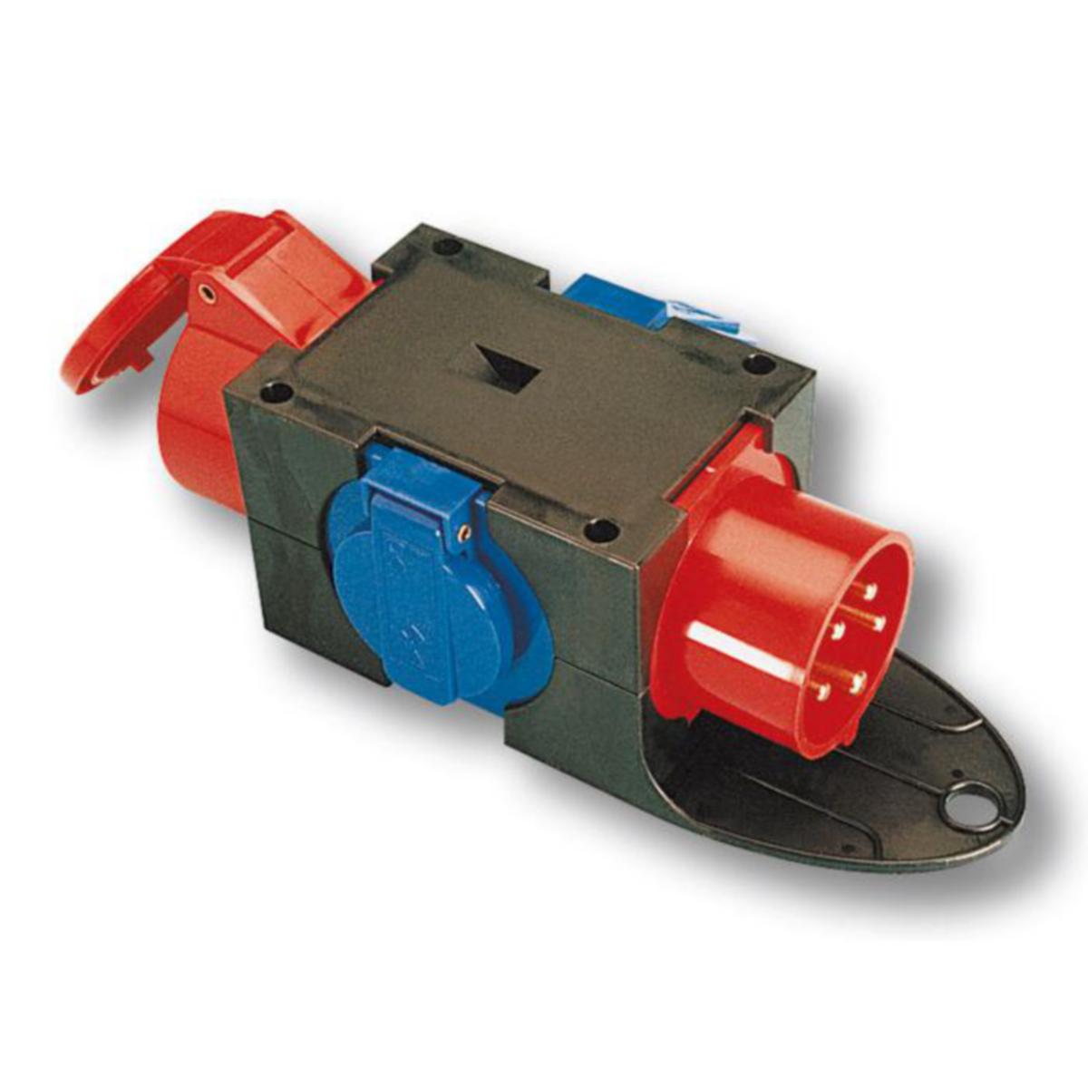 Distribution block PCE - FÖRGRENARE PCE 5x16A - 1x5x16A +2xSCHUKO