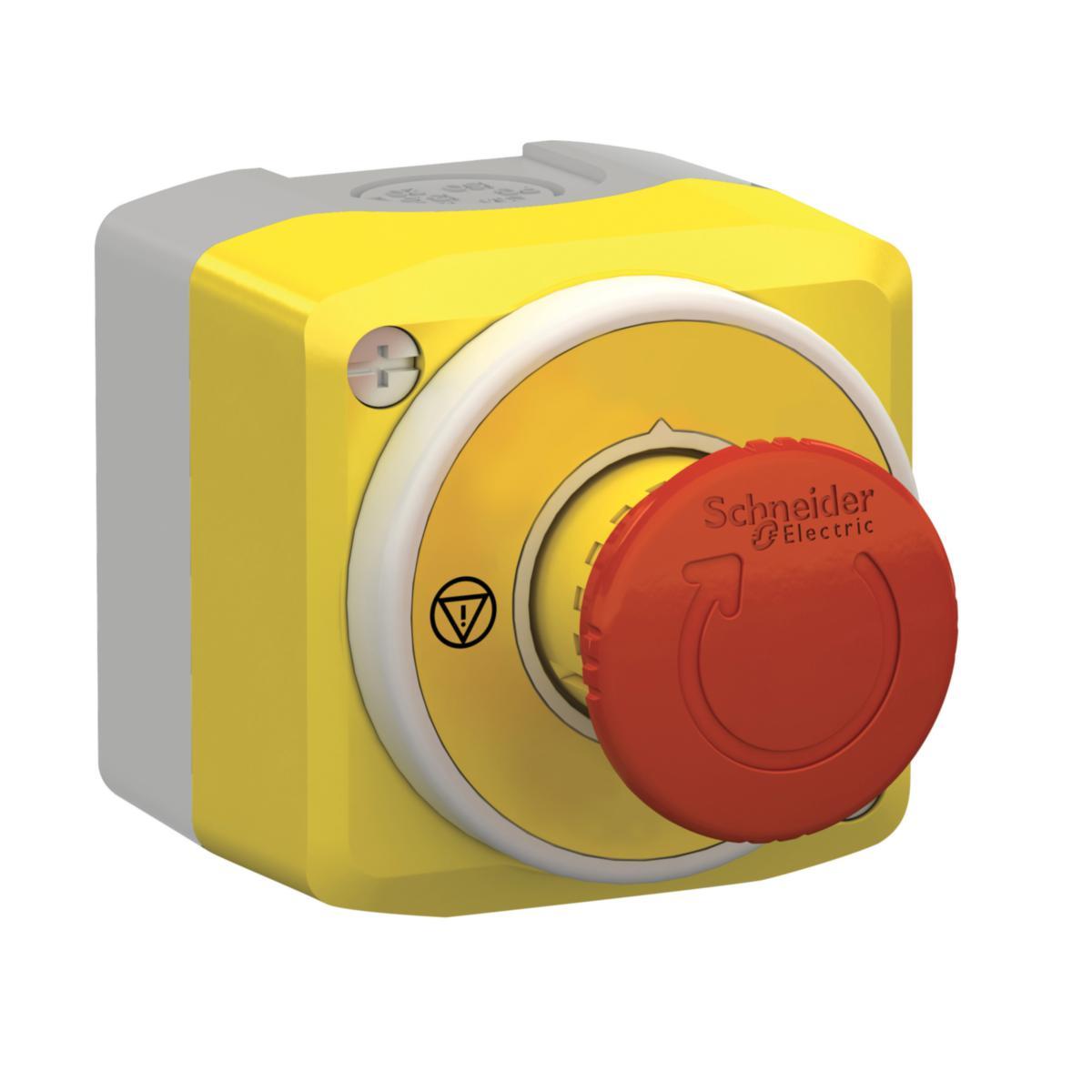 Nödstopp Kapsling Schneider Electric Harmony - NÖDSTOPP KNAPP XALK178W3B140E