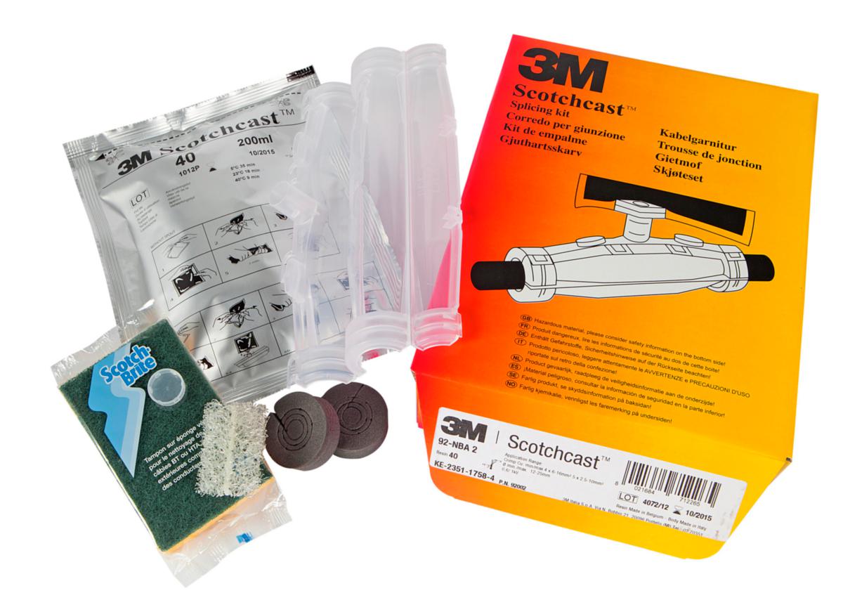 Gjutplastskarv Scotchcast™ 3M - GJUTSKARV 3M SCOTCHCAST 92-NBA1 4 x 1.5-10mm2