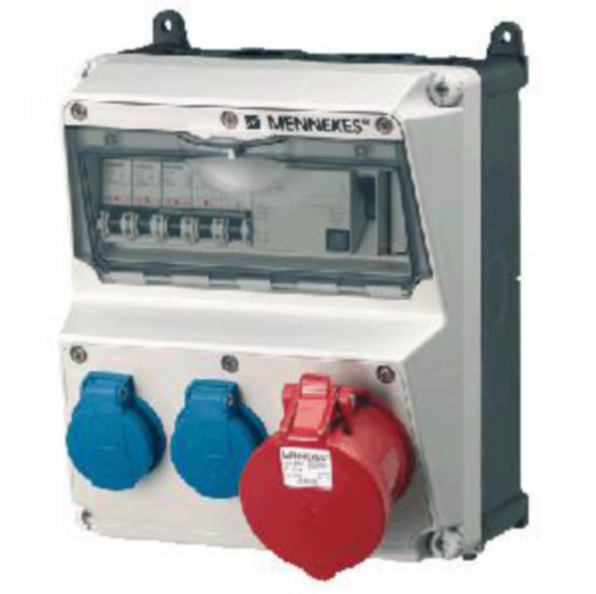 Uttagscentral AMAXX® MENNEKES® Lapp Group - UTTAGSCENTRAL AMAXX 1x5x32a 2xSCH FAST INSTAL IP44
