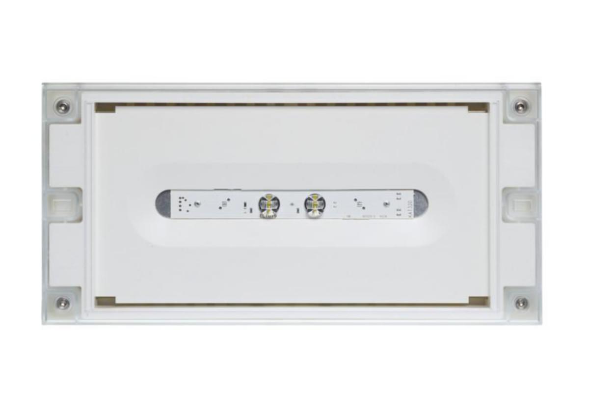 Nödljusarmatur Teknoware Solid Line Midbay - NÖDLJUSARMATUR TWT4341WK 24VAC/DC IP65