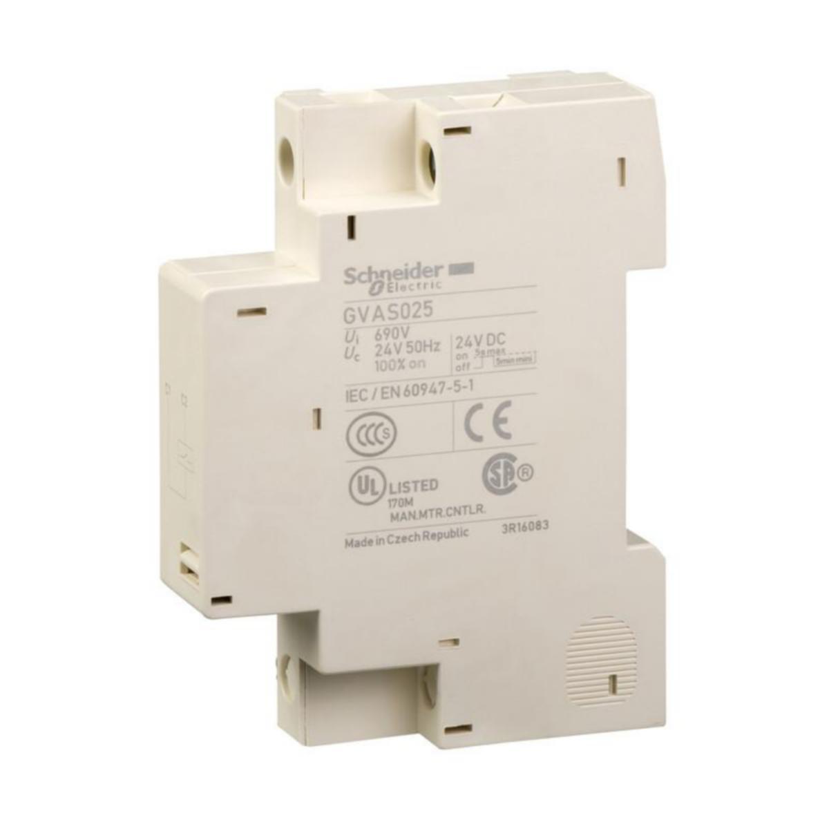 Työvirtalaukaisija Schneider Electric TeSys - SHUNT SPOLE (ARBETSSTRÖMSRELÄ) GVAS025