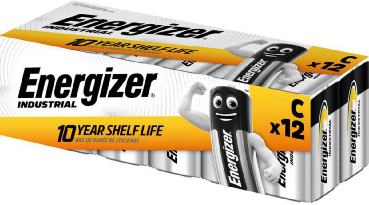 Batteri INDUSTRIAL 10/12-pack - BATTERI ALKALISKT ENERGIZER INDUSTRIAL C/LR14 12-PAK