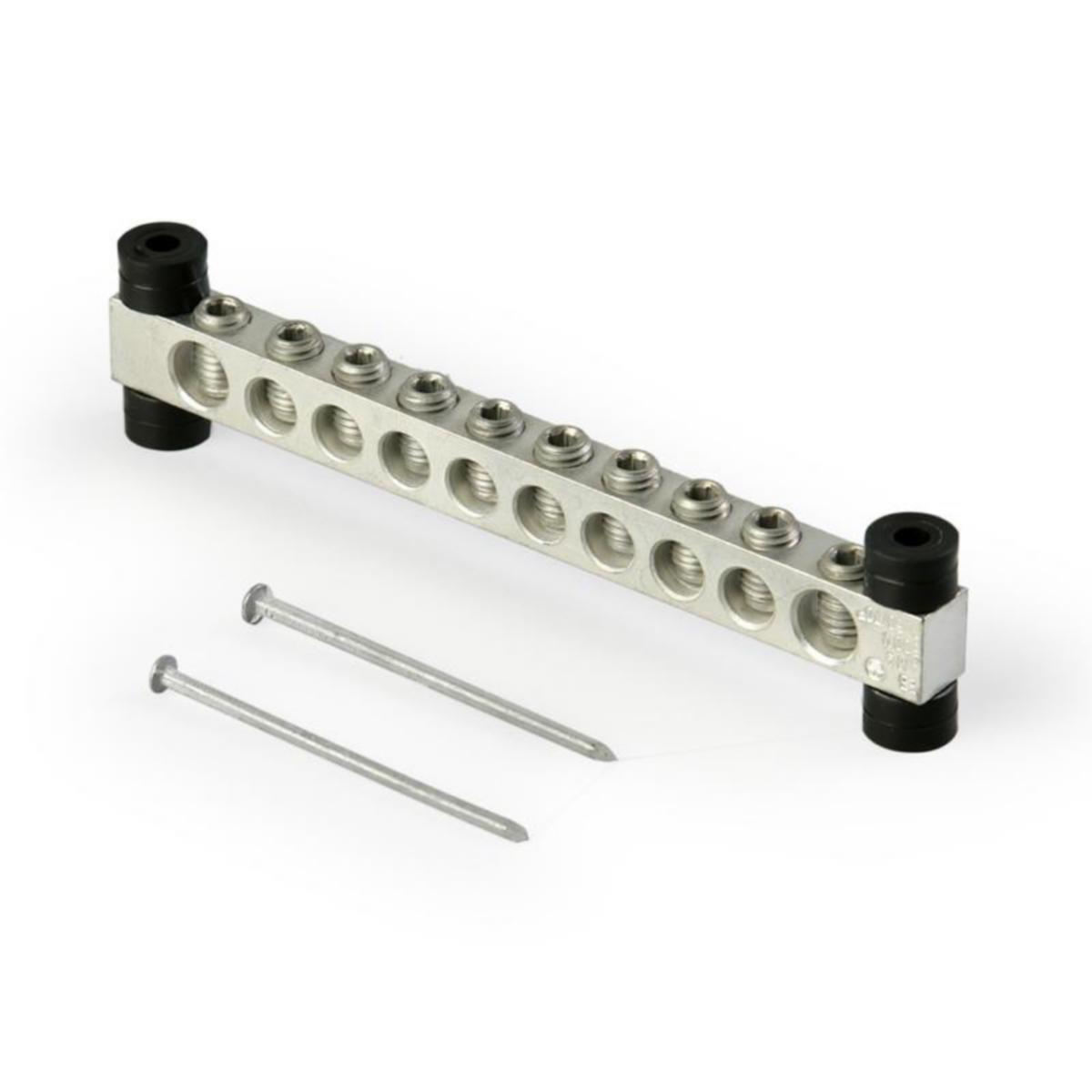 Jordningskena PSS874 Ensto UN - JORDNINGSSKENA ENSTO UN PSS874 MAX 10x CU 50mm2