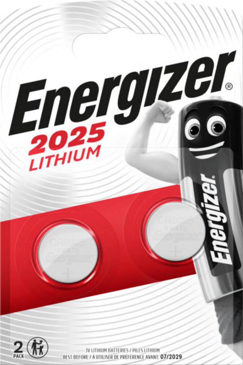 Knappbatteri lithium Special Energizer® - BATTERI LITHIUM ENERGIZER SPECIAL CR2025 3V 2-PAK