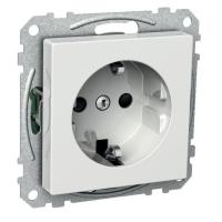 Vägguttag Schneider Electric Exxact 1-vägs centrumplatta