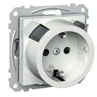 Uttag Schneider Electric Exxact med jordfelsbrytare