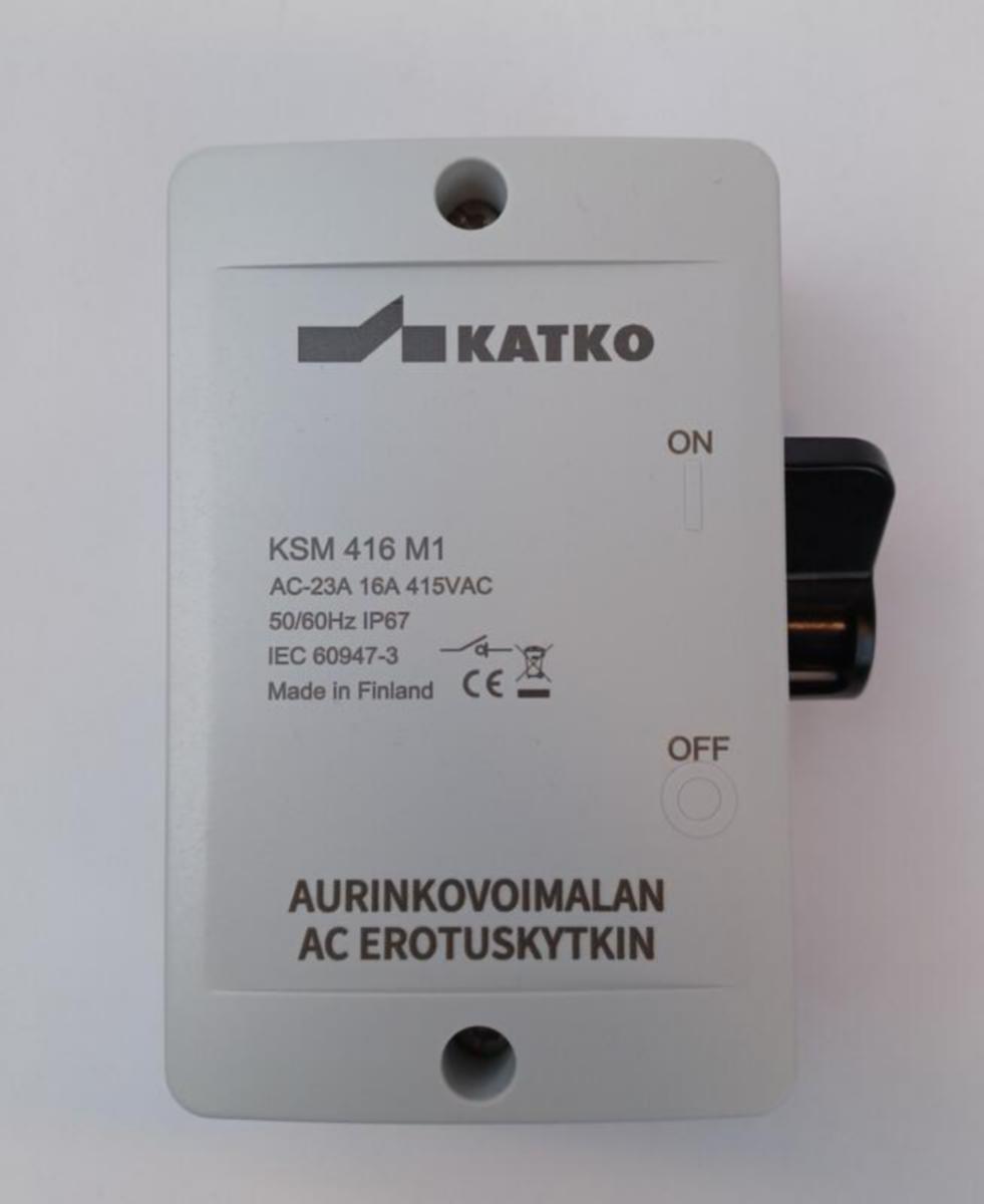 Säkerhetsbrytare vippa Katko KSM - SÄKERHETSBRYTARE KNOPP KSM 325U,AC,415V/25A,3P,IP67