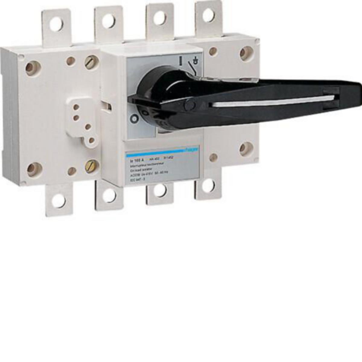 Effektbrytare vred Hager 4-polig - LASTBRYTARE HA452 4X160A 415VAC