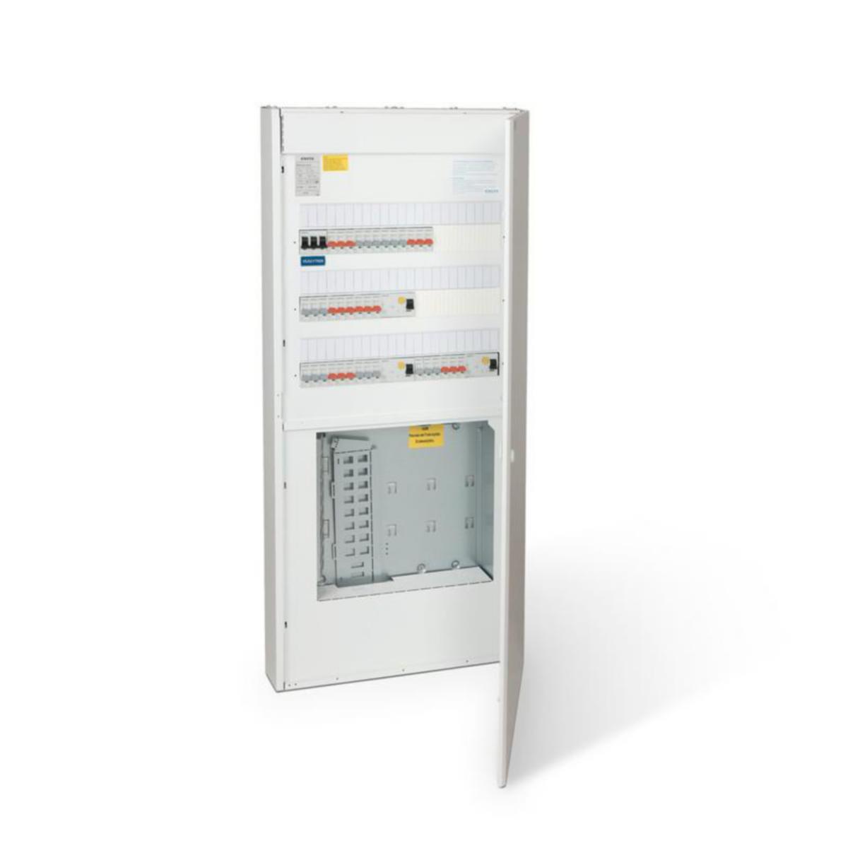 Gruppcentral Ensto Waltteri FE inf/ytmontage - GRUPPCENTRAL-DATA PÅP./INFÄLL PESSV345.36-RJ 50A IP20C FE