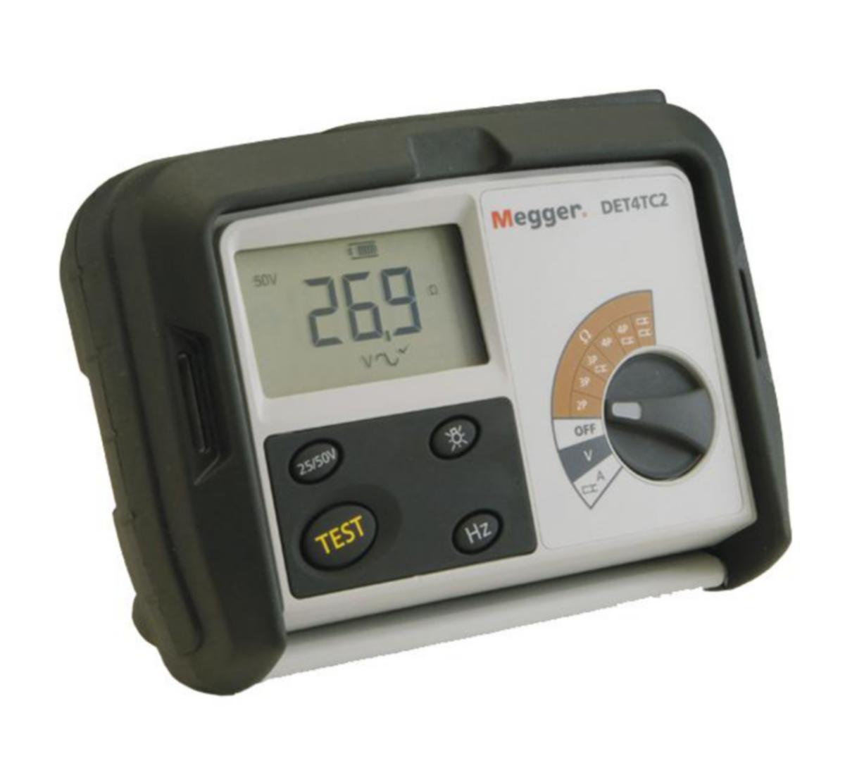 Markresistansprovare DET4TC2 Megger - AVANCERAD JORDTESTARE MEGGER 4-PISTE CAT IV 100V IP54