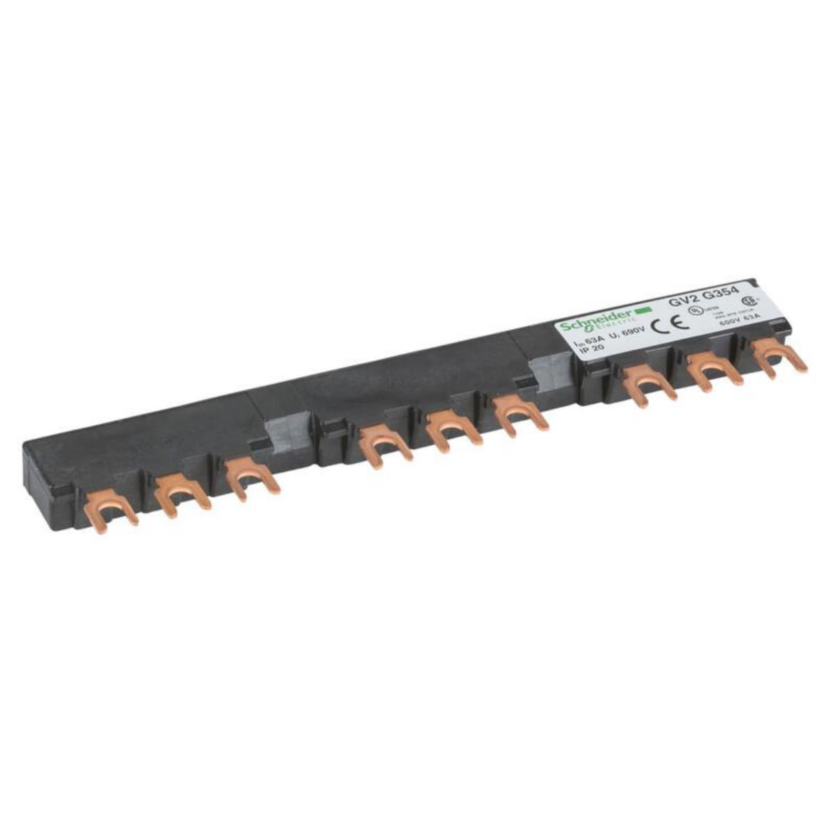 Överkopplingsskena Schneider Electric TeSys - SKENA GV2G354 3-OS