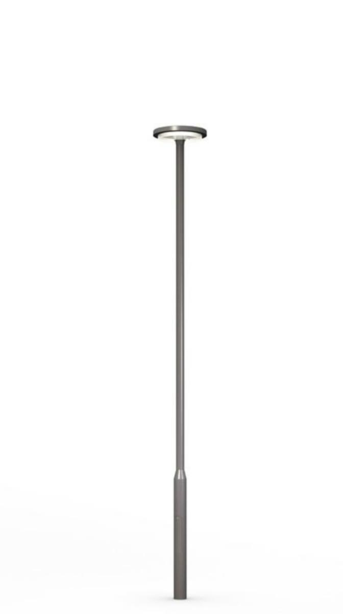 Belysningsstolpe Ensto Saga - RÖRSTOLPE UTAN ARM SAGA 5S AKZO 900 GREY