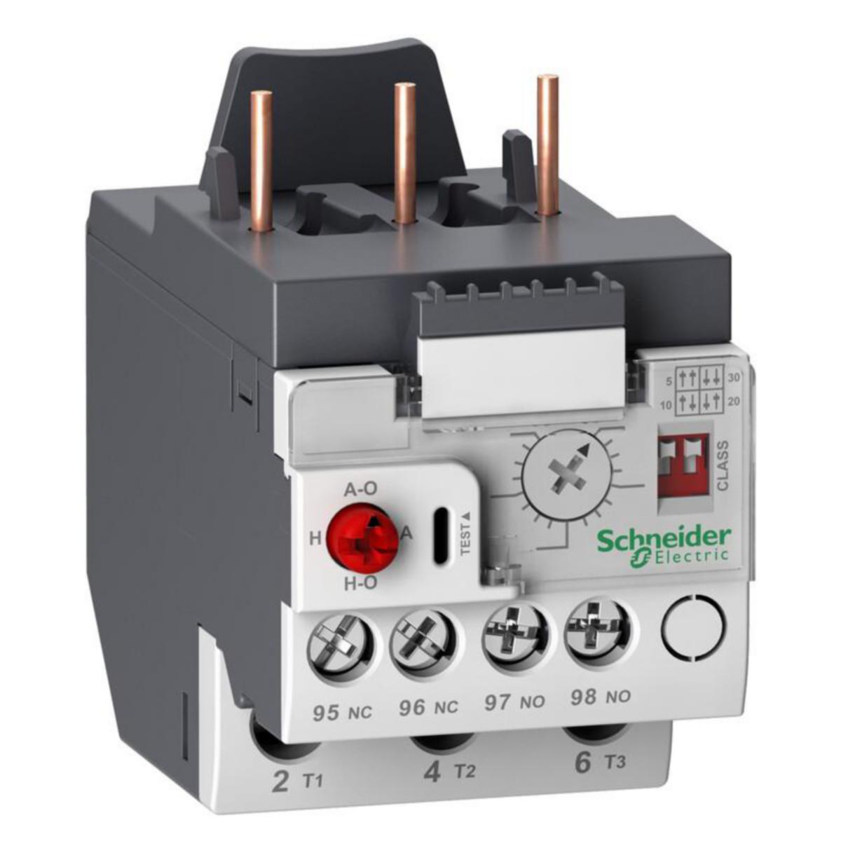 Överströmsrelä Schneider Electric TeSys LRD LK5 ja LK10 - ÖVERLASTSERELÄ LR9D01. 0.1-0.5A LK5-30 D09-38