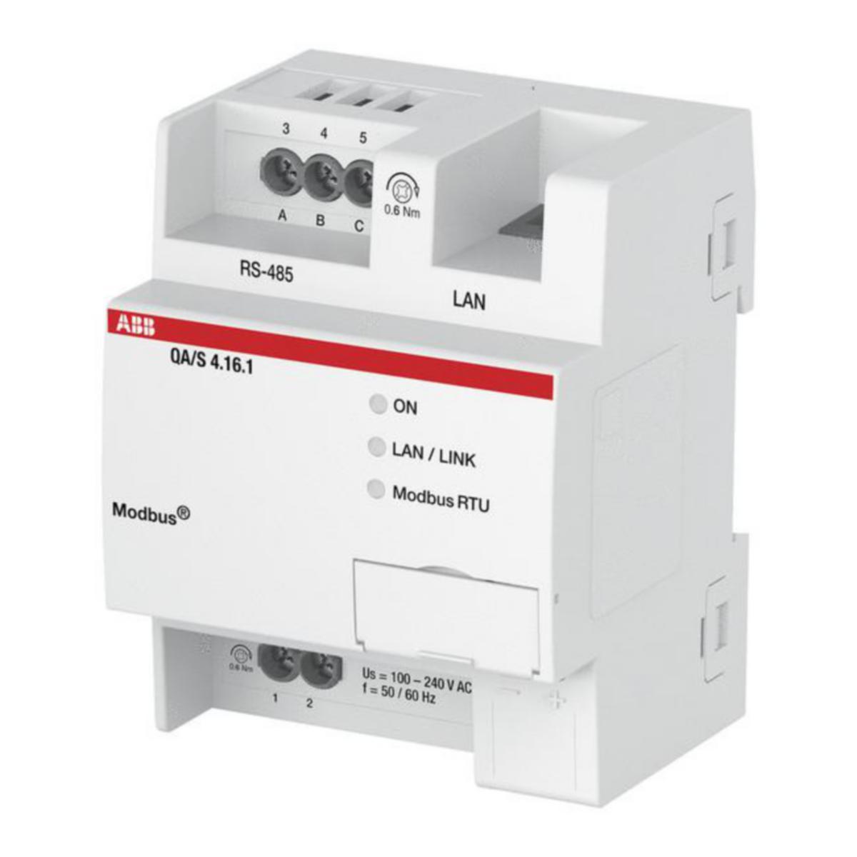 Centralenhet ABB QA/S4.16.1 - CENTRAL ENHET KNX ABB MODBUS MASTER 16 MÄTARE