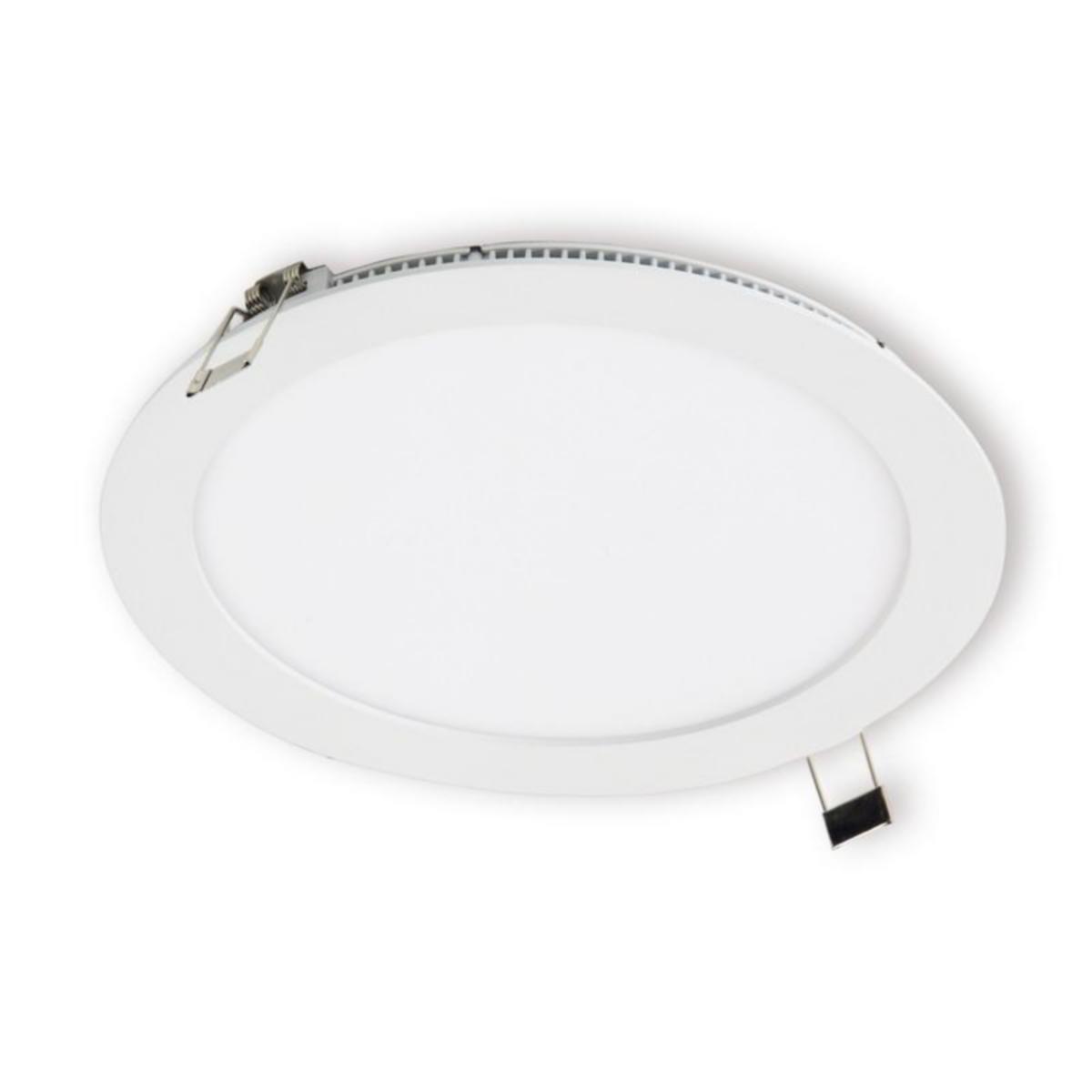 Downlight Ensto Velox-panel (infälld, rund) - DOWNLIGHT ARMATUR ALSD240PU IP44 14W 830/840 VI
