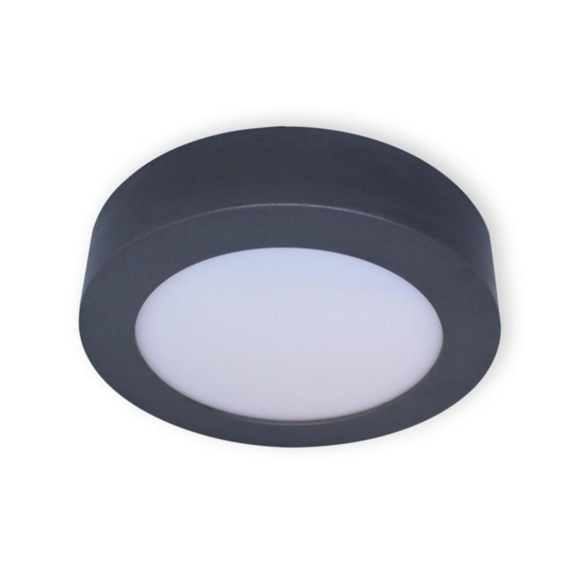 Downlight Ensto Velox-panel utanpåliggande rund - DOWNLIGHT ARMATUR ALSD180HPP IP20 11W 830/840 GR