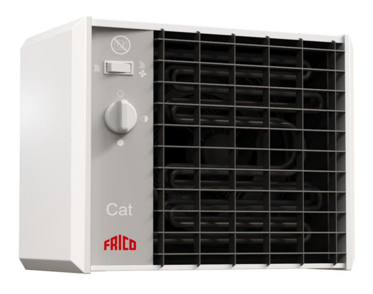 Värmefläkt fast montage 3kW Cat Frico - VÄRMEFLÄKT CAT FRICO C9N 9kW 400V IP44 K 315x405
