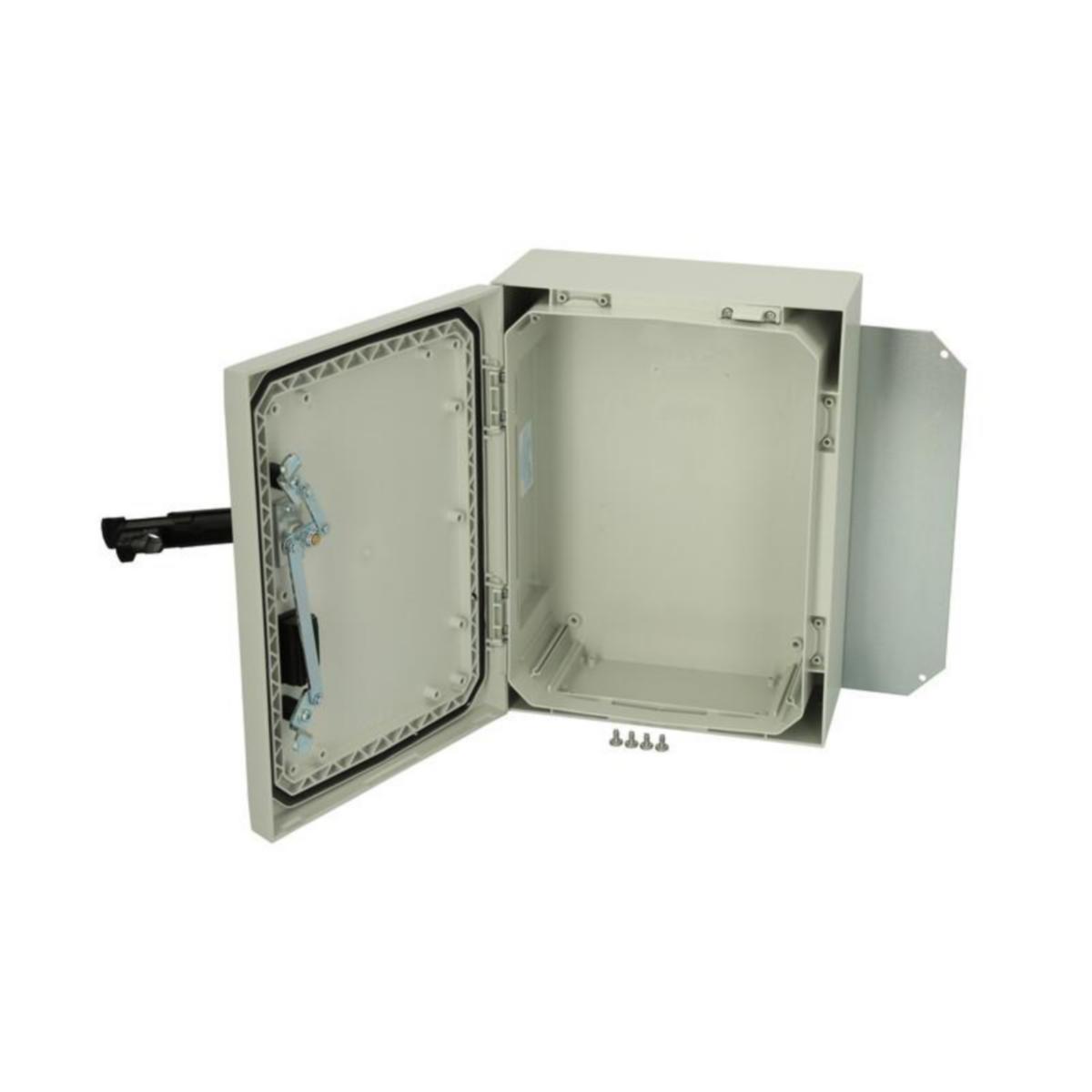 Kapsling PC 403015 Arca IEC  Fibox - KAPSLING PC FIBOX ARCA 403015S 400x300x150mm IP66 GR