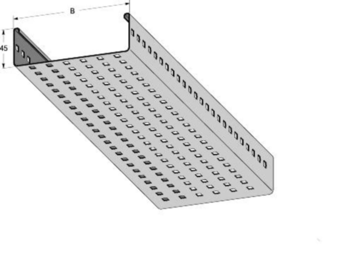 Perforerad kabelränna, MP Bolagen - KABELHYLLA PREFORMERAD 300V 2M MP-353V