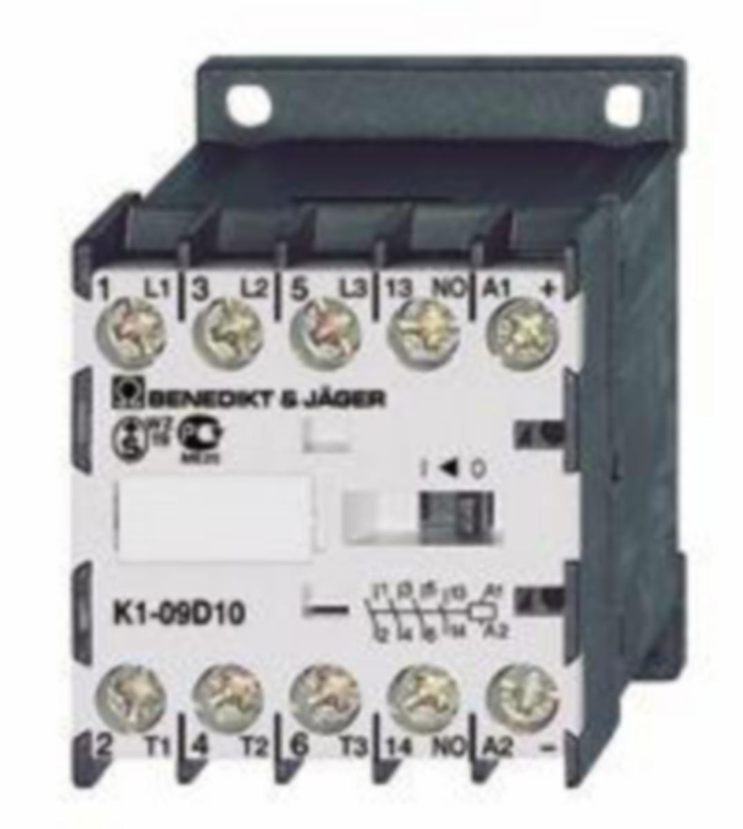 Kontaktor K1 Benedikt & Jäger - KONTAKTOR BENEDIKT & JÄGER K1-09D00-40 4KW 4SL 230V