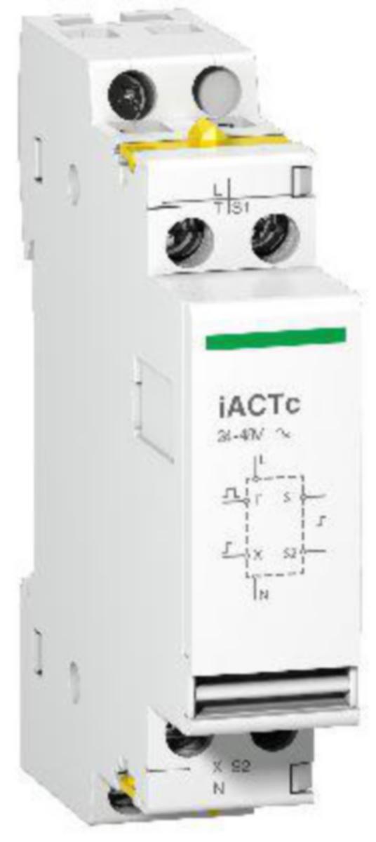Hjälprelä Schneider Electric Acti 9 iACTc - MELLANRELÄ ACTI9 IACTC DUBBELT KONTR 24VDC ICT