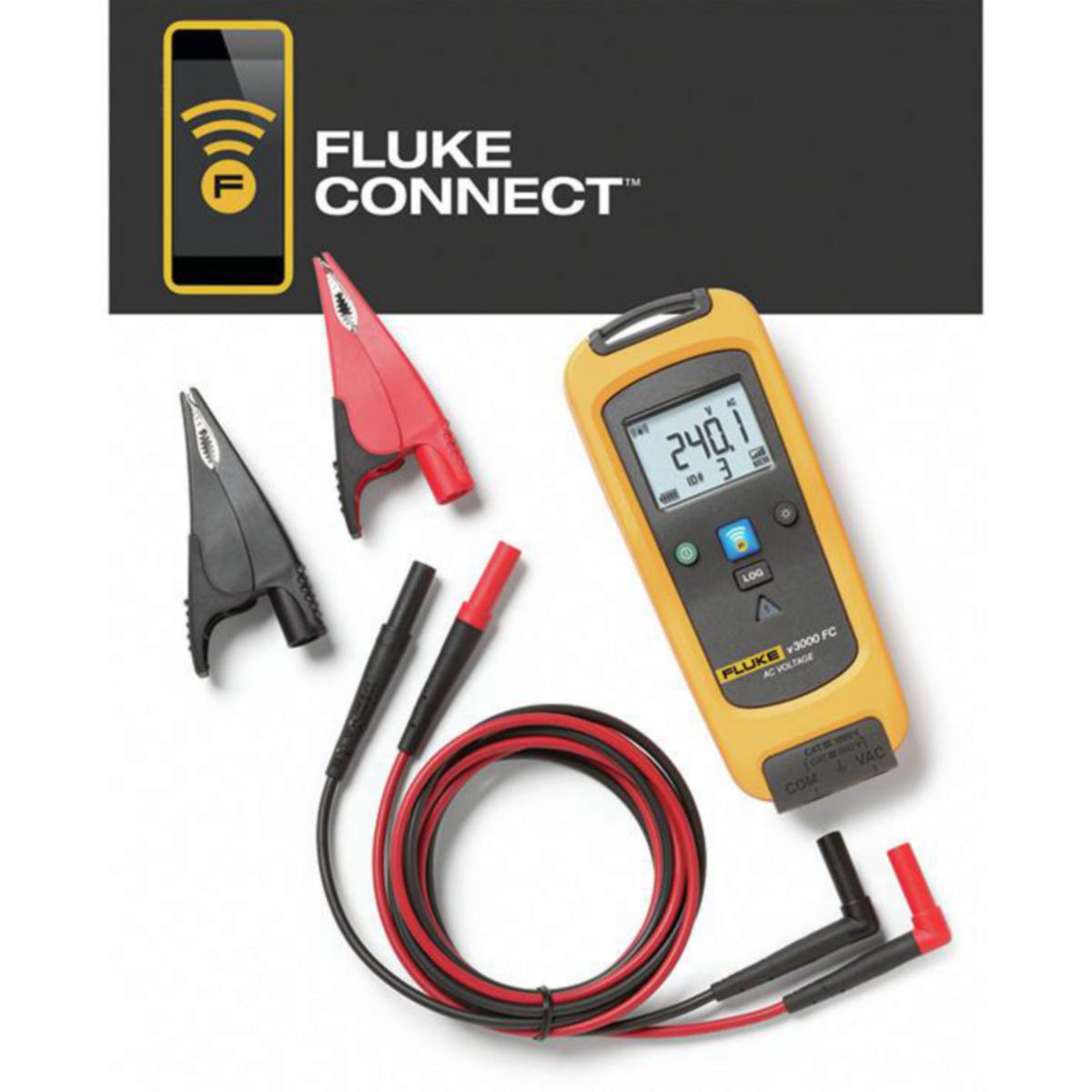 Trådlös AC-spänningsmodul Fluke v3000 FC - MÄTARTILLBEHÖR FLUKE CONNECT FLK-V3000 FC