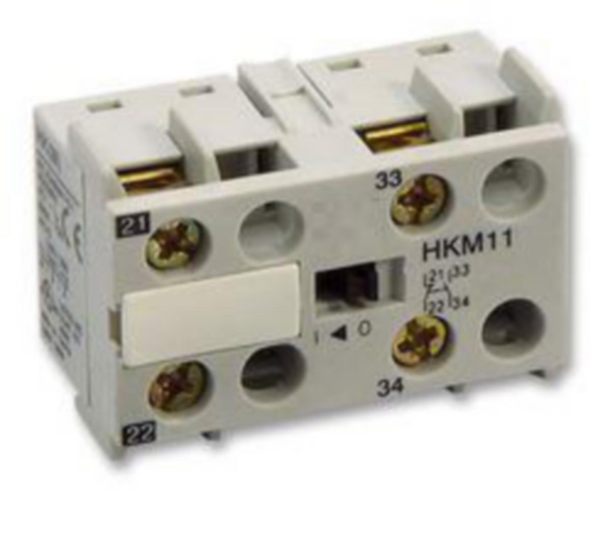 Hjälpkontakt HKM Benedikt & Jäger - HJÄLPKONTAKT BENEDIKT & JÄGER HKM11 1SL+1BR 3A AC15 10A AC1