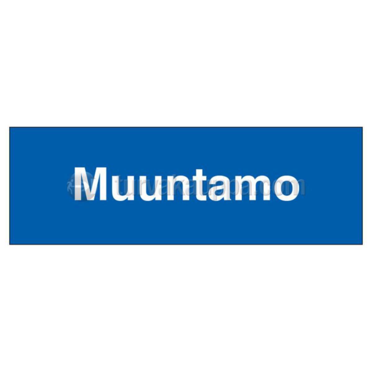 Varningsskylt EL SWM - MARKERINGSSKYLT SWM PLAST MUUNTAMO 300x120mm