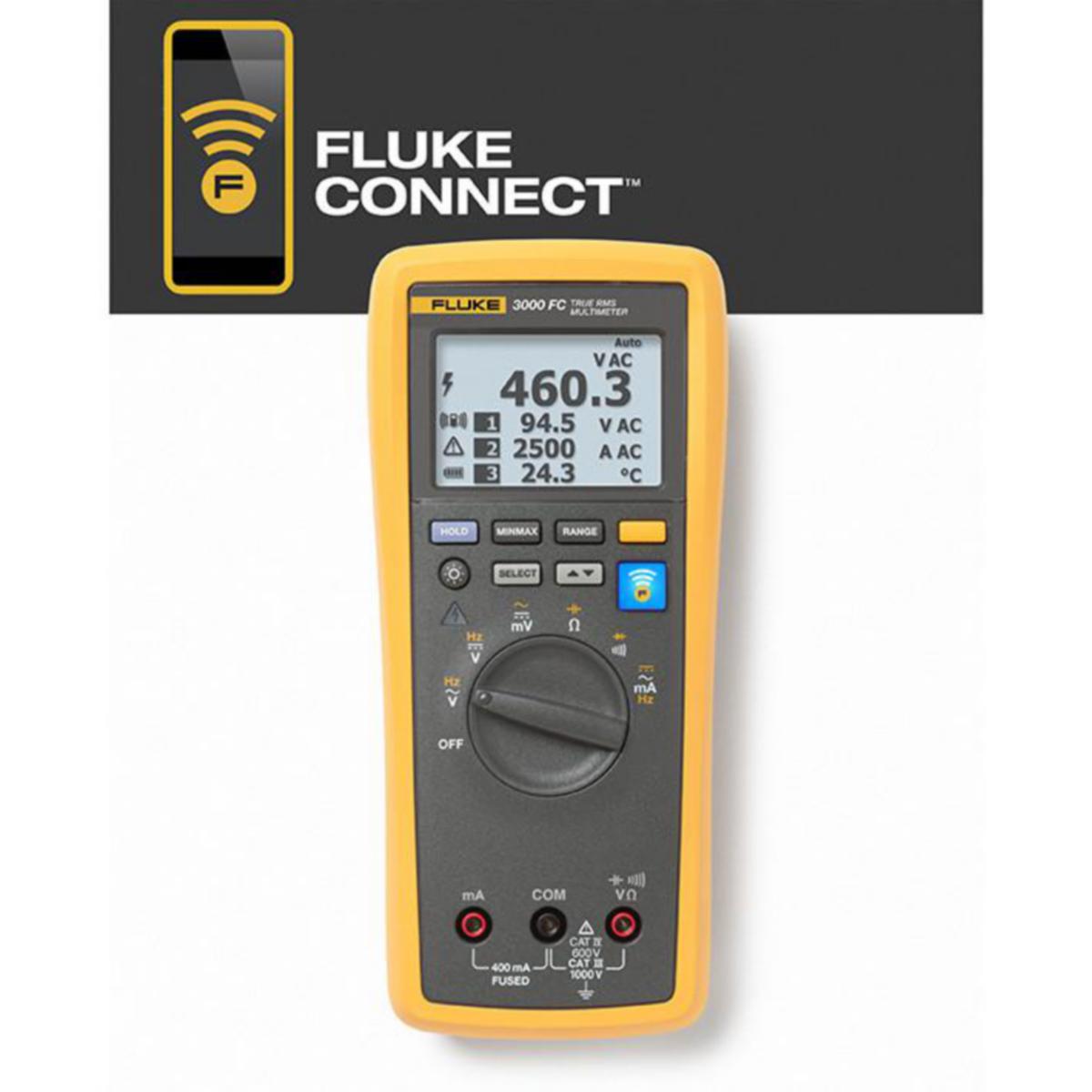 Multimeter digital Fluke 3000 FC - MULTIMETER DIGIT FLUKE CONNECT FLK-3000 FC