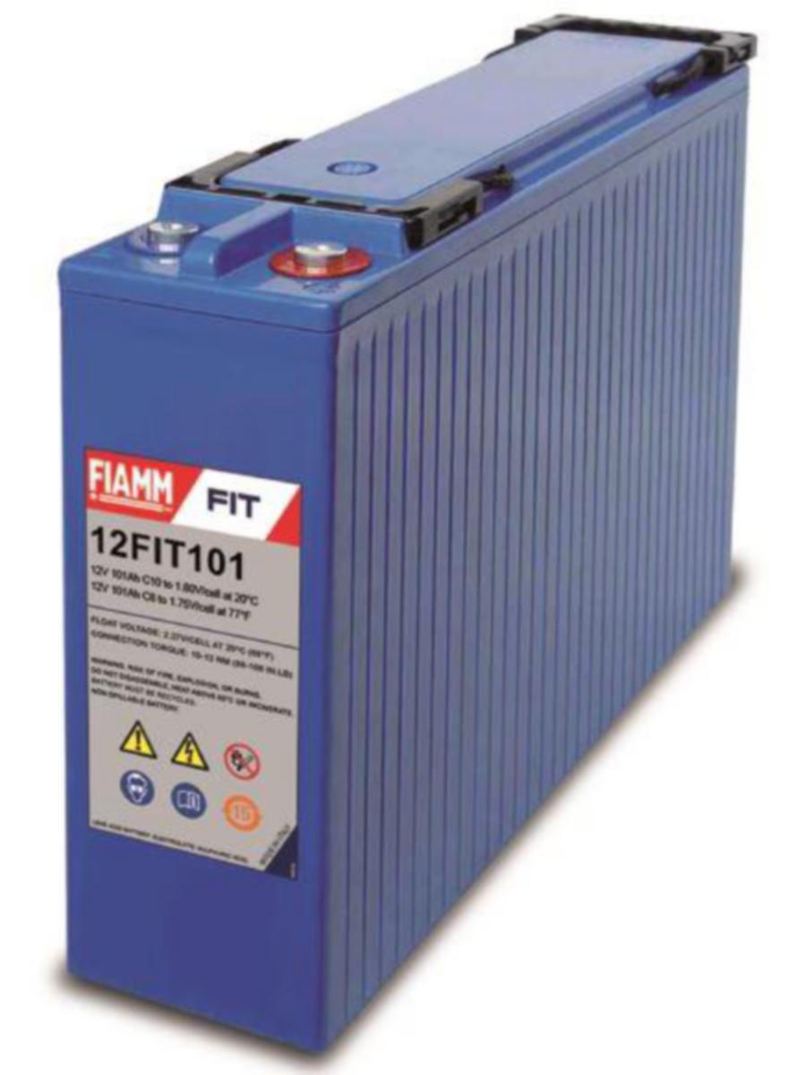Ventilreglerad blybatteri (AGM) för UPS, FIT serie FIAMM - AGM BLY ACKU FIAMM 12FIT100/19 12V/100.0Ah T6