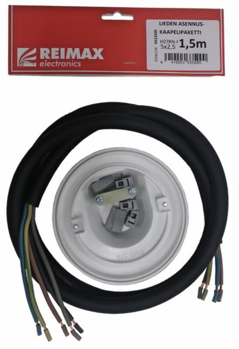 Installationskabelpaket spis Reimax Electronics - INSTAL .SET SPIS ELECTROPLAST H05RN-F 5G2.5S 1.5m+LOCK+KLÄMM