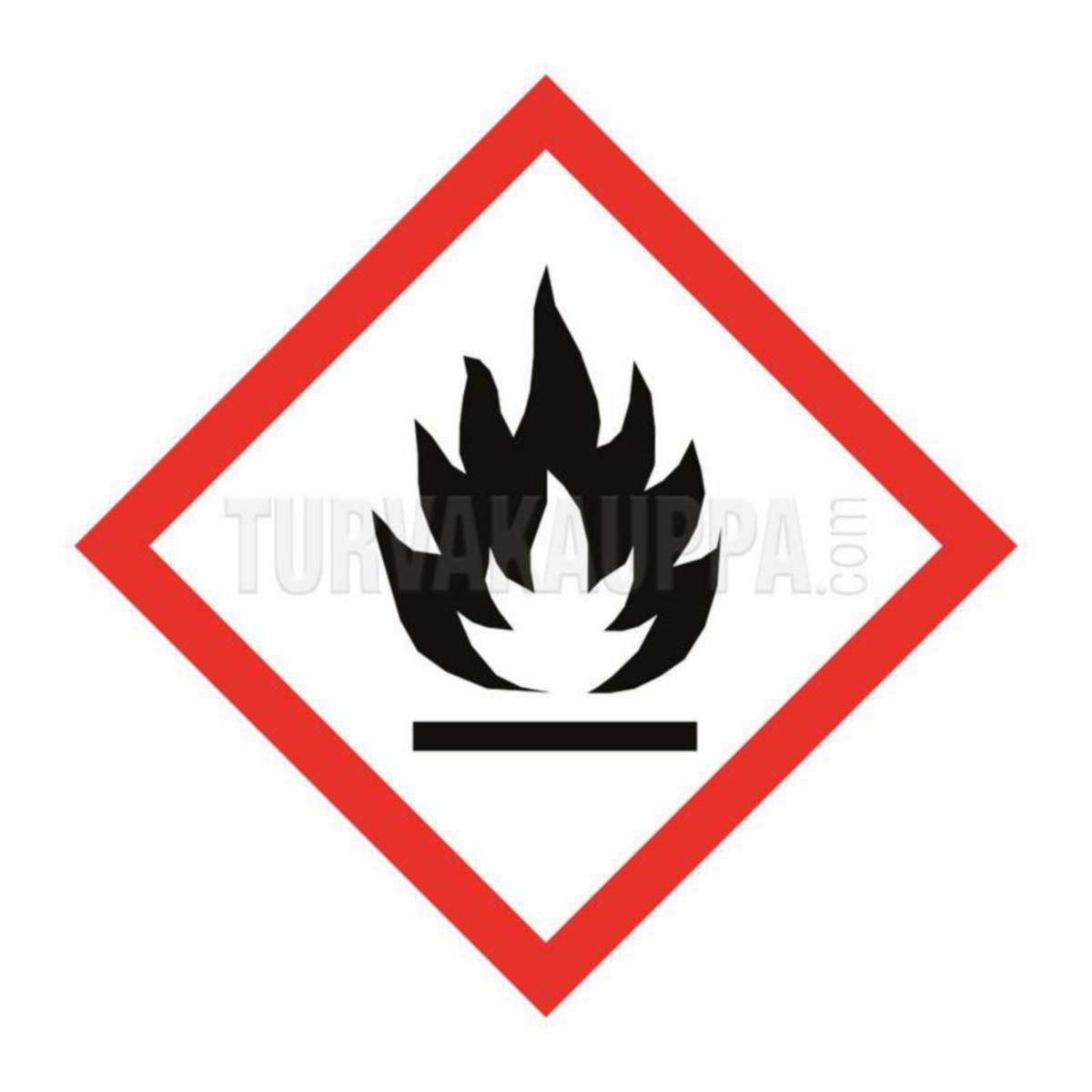 Märketiketter CLP ST - KLISTERMÄRKE CLP BRÄNNBAR 100x100mm