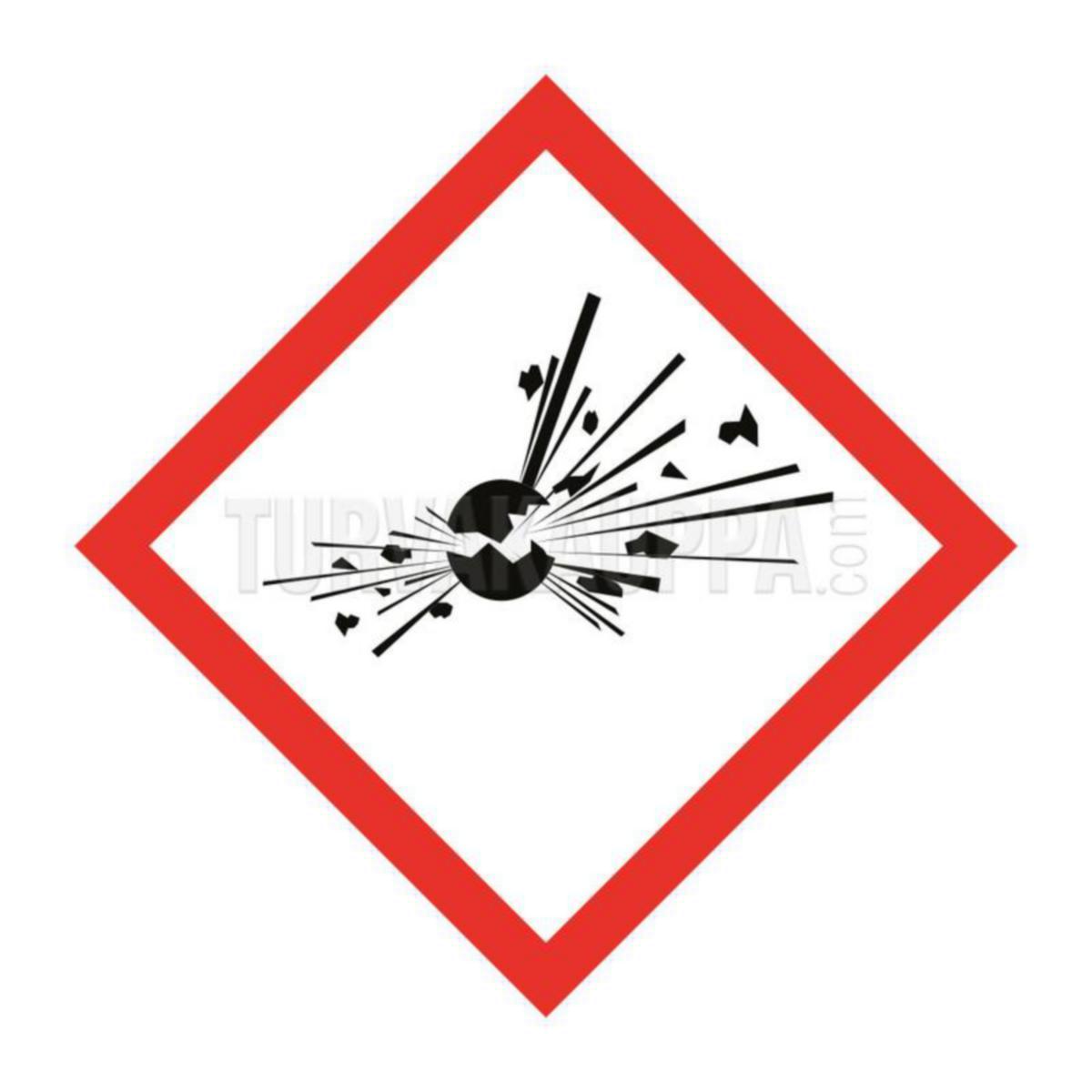 Märketiketter CLP ST - KLISTERMÄRKE CLP EXPLOSIV 100x100mm