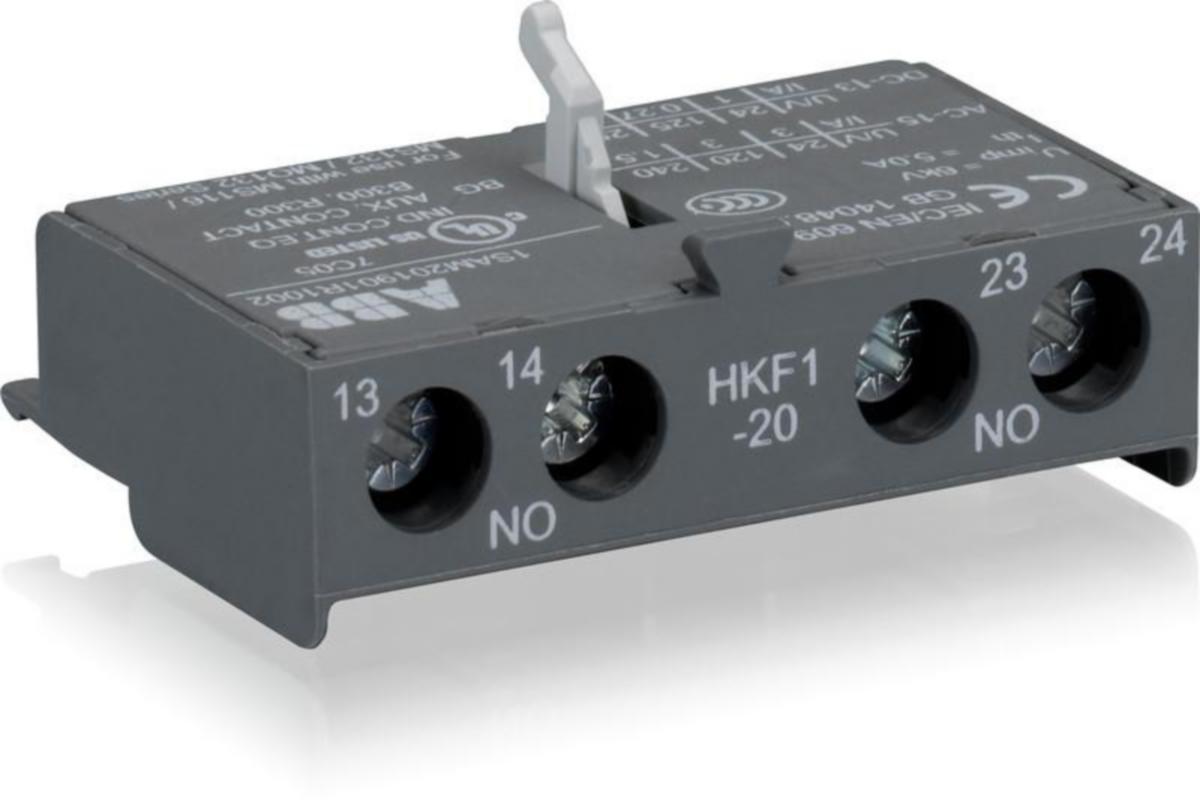 Hjälpkontakt ABB MS116/132 - HJÄLPKONTAKT ABB HKF1-20