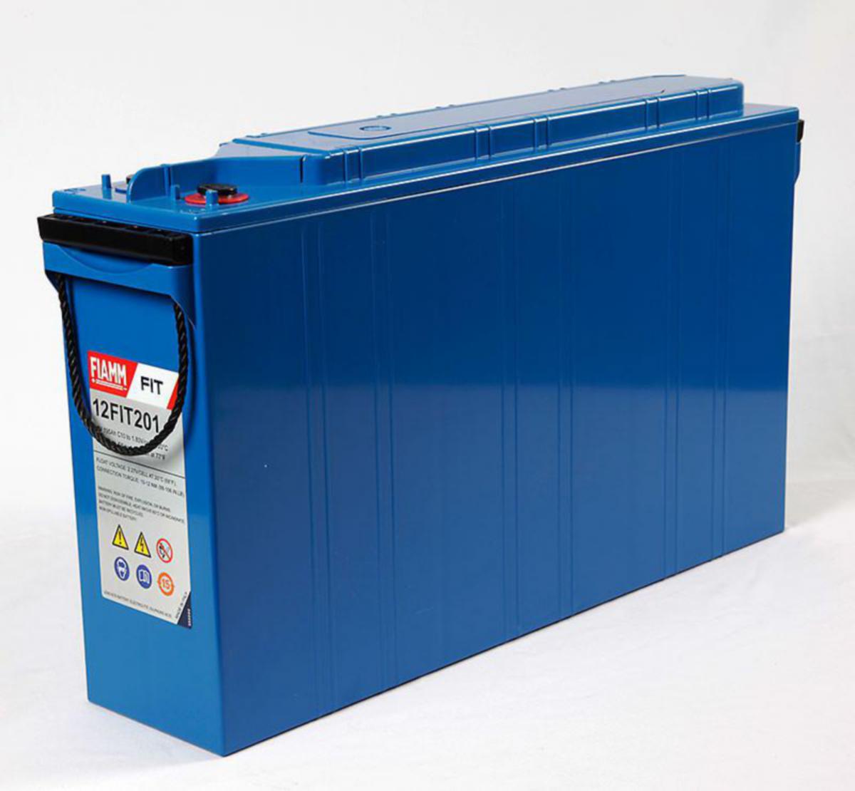 Ventilreglerad blybatteri (AGM) för UPS, FIT serie FIAMM - AGM BLY ACKU FIAMM 12FIT201 12V/195.0Ah T11