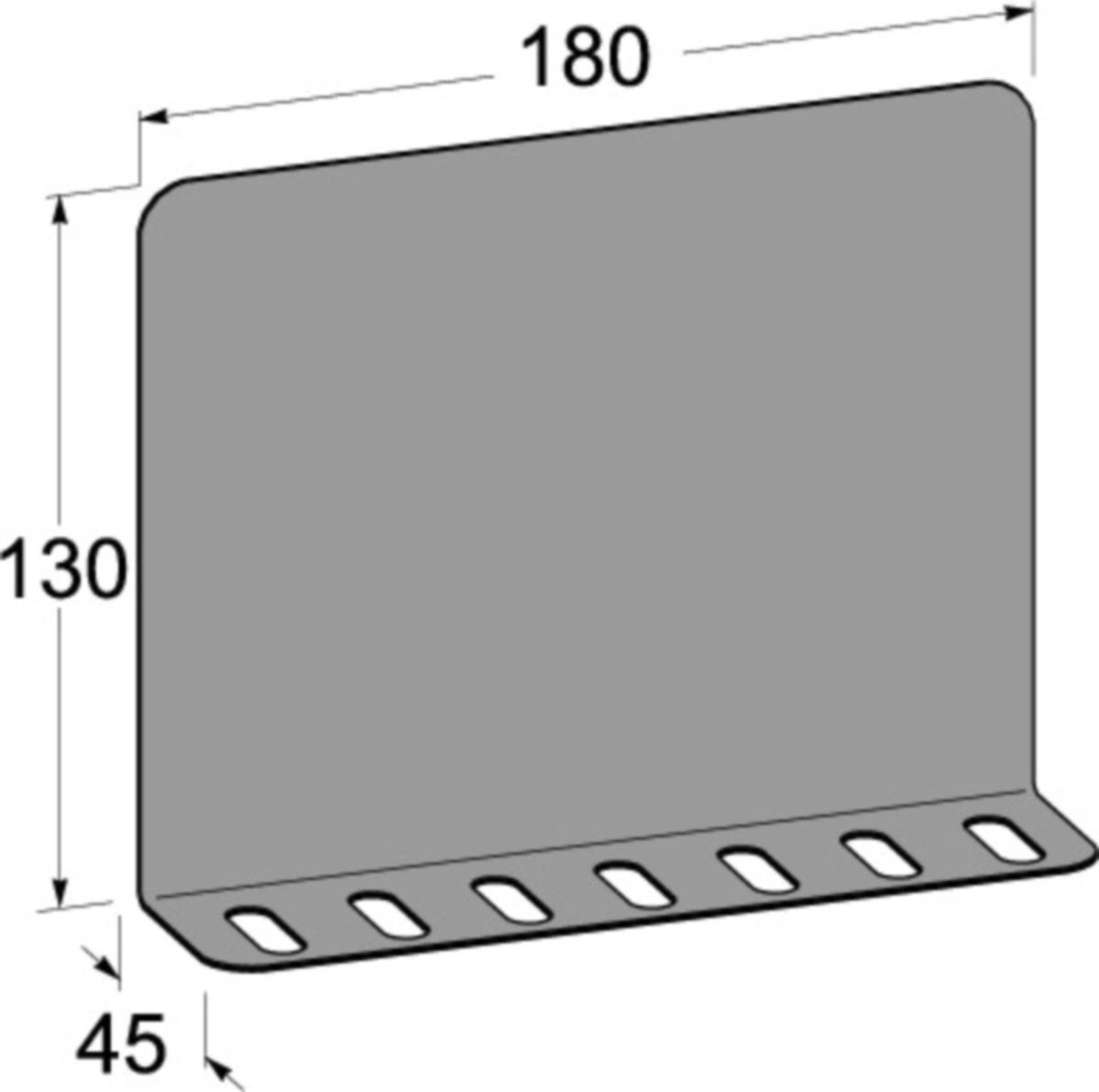 Monteringsplåt, MP Bolagen - MP-298S 180X130 MM