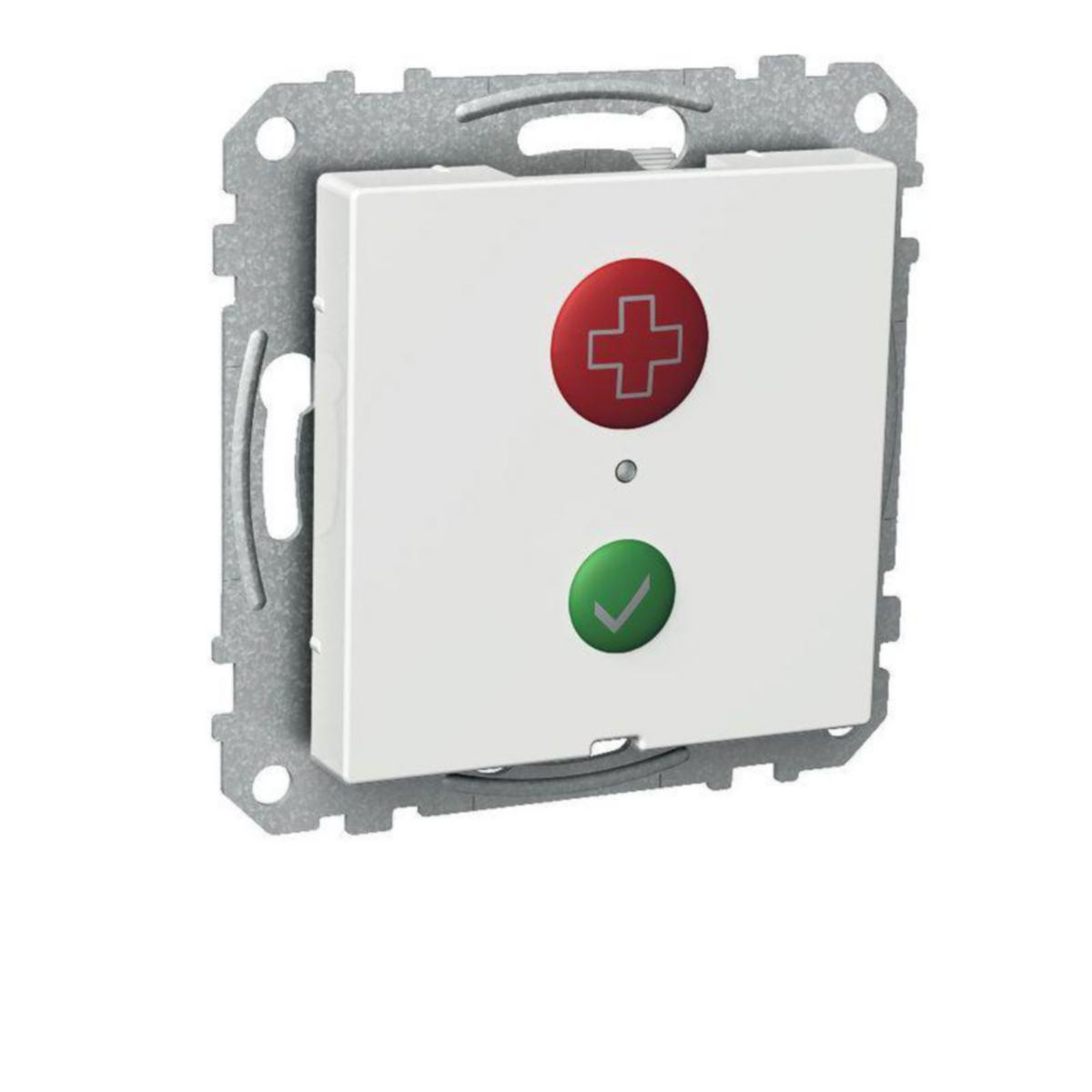 Nödsamtalssystem Schneider Electric Exxact - EXXACT TRYCKKNAPP RWC LARM+RESETKNAPP VIT