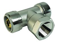 T-koppling PushFit inv gg krom, LK