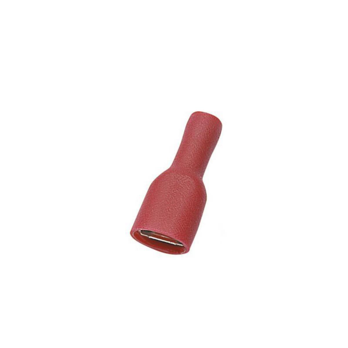 Flatstifthylsa helisolerad hane Elematic - FLATANSLUTNING ISOL ELEMATIC 0.25-1.5mm2 6.3mm/0.8 100st
