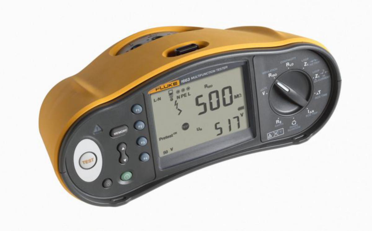 Elinstallationstestare EPROD 1663 RCD Fluke - ELINSTALLATIONSPROVARE EPROD FLUKE 1663 RCD TYPE B SCHUKO