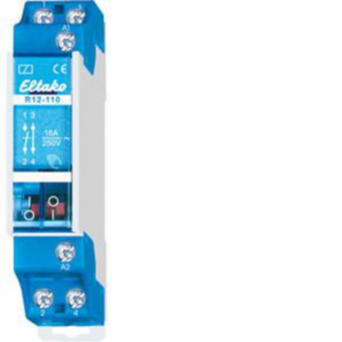 Hjälprelä R12-110-24V DC Eltako - EFFEKTRELÄ ELTAKO R12-110-24V DC