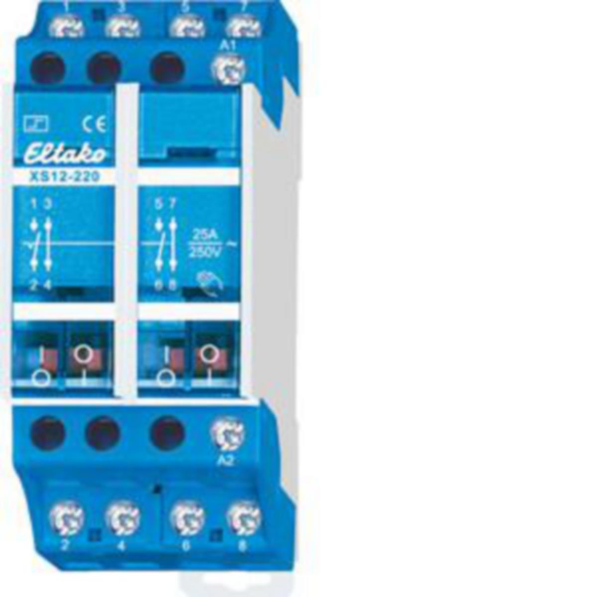 Impulsrelä XS12-220-230V Eltako - TRYCKRELÄ ELTAKO XS12-220-230V