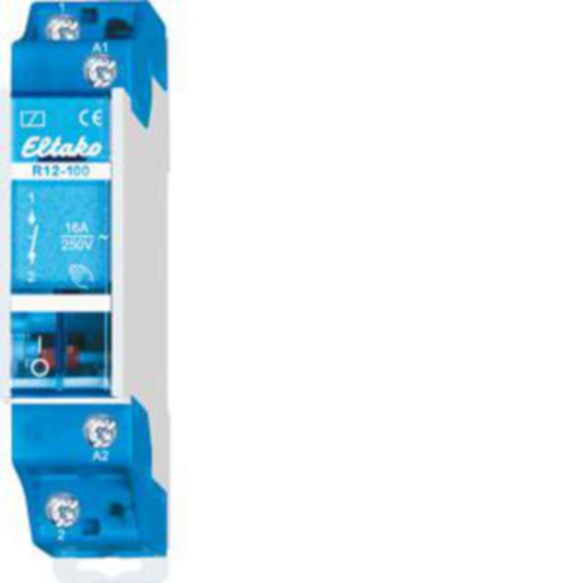 Hjälprelä R12-100-12V Eltako - EFFEKTRELÄ ELTAKO R12-100-12V