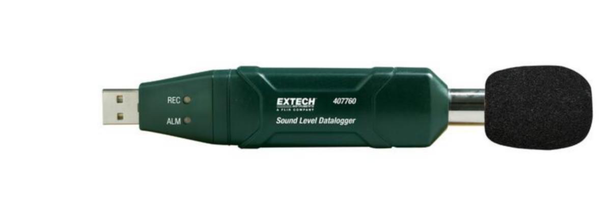 Decibel Datalogger 407760 Extech - DECIBELMÄTARE EXTECH DATALOGGER 30-130dB