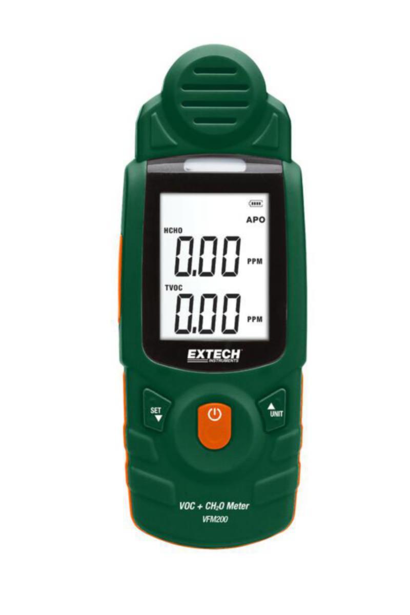Formaldehyd- och VOC-mätare VFM200 Extech - OMGIVNINGSMÄTARE EXTECH FORMALDEHYD/VOC